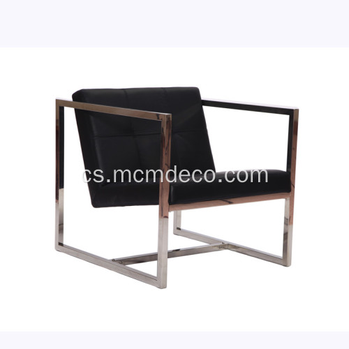 Úhlová křesla z nerezové oceli Lounge Chair